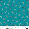 Fabric Blank Quilting Turquoise Small Butterfly Lake Night Serenade by the Quarter Yard 4309-72